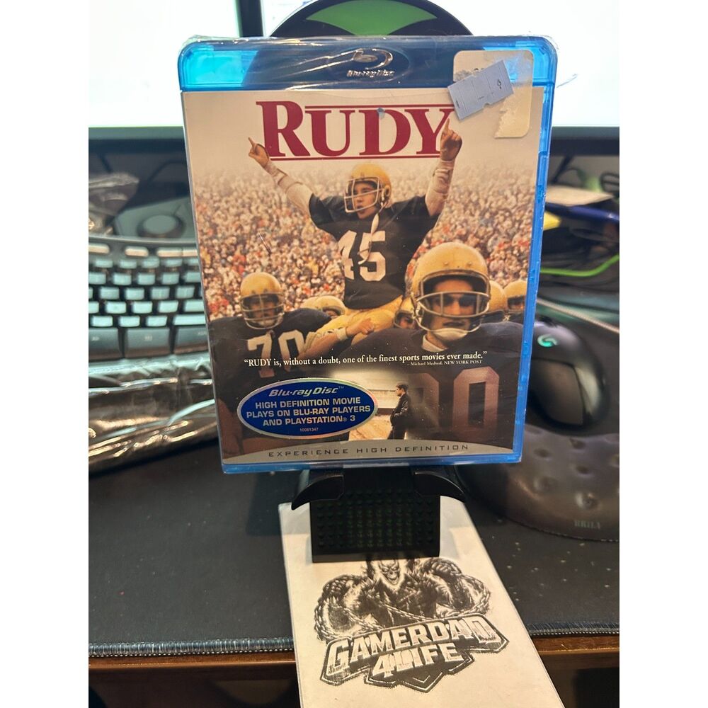 Rudy (Blu-Ray Movie, 1993) Sean Astin Sealed
